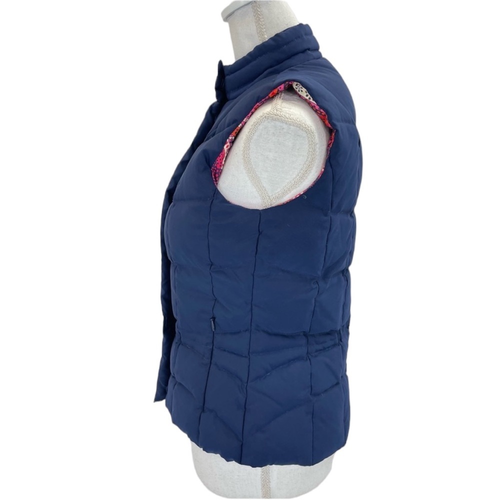 Lilly Pulitzer Down Vest XS Blue - Picture 5 of 16